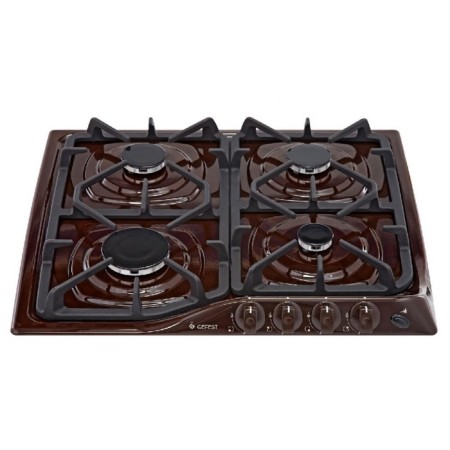 GEFEST 1210 K7, gas, 4 burners, brown.