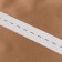 The elastic band is perforated, 20 mm, 25 m, white color