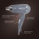 Hairdryer Scarlett SC074, 1400 watts, folding handle, 2 speeds, gray