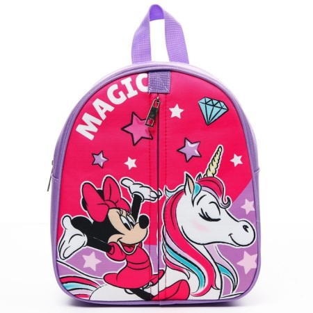 Baby backpack, at lightning, 23 cm x 10 cm x 27 cm "Magic", Minnie and unicorn-7