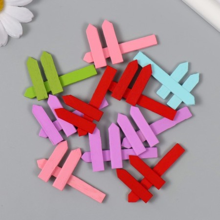 Decor for creativity tree "Color Index" set 10 pcs 3x5 cm