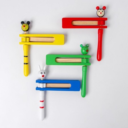 Деревянная игрушка «Трещотка», МИКС-1