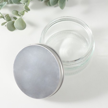 Bank for candles glass with a “transparency” lid 250 ml 9x9x5.5 cm-2