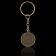 A keychain for keys, metallic, amulet "Cash tree" diam. 2.5 cm