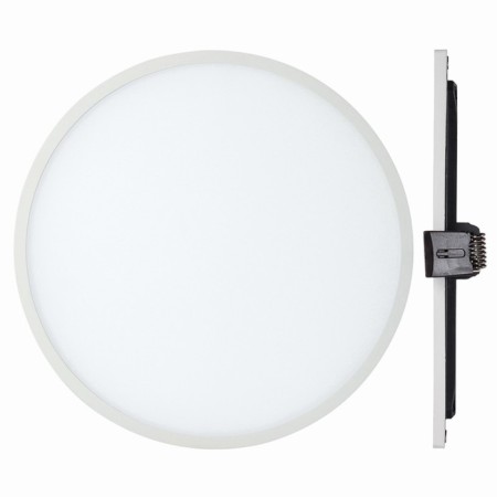 The built -in lamp Mantra Saona, LED, 24W, 2090lm, 3000k, 25 mm, matte white color-1