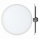 The built -in lamp Mantra Saona, LED, 24W, 2090lm, 3000k, 25 mm, matte white color