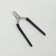 Pedicure nippers "Premium", hidden spring, 11.5 cm, blade length - 6 mm, silver/black color