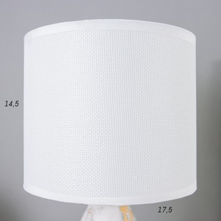 Table lamp "Ilmrammore" 1he14 40W Beige 17.5x17.5x30.5 cm Risalux-4