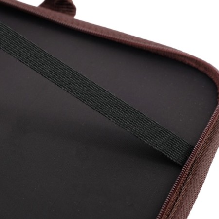 Folder for drawings and drawings for artists A3, 450 x 320 x 30 mm, handles, frame, with pocket, beige/brown, estado-7