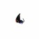 Mormyshka crap black, red eye + cube Granen chameleon, weight 0.68 g