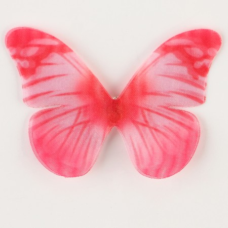 Decor for creativity "Butterfly", two -layer, set of 12 pcs., Size 1 pc. - 5 × 4 cm, red color-3