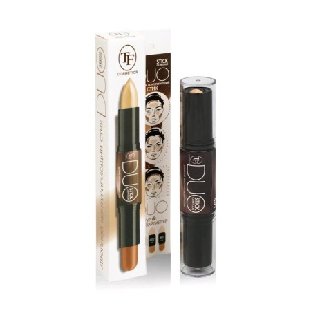 Contaminating Facial Stick TF Duo Contour Double: Cut and highlighter, tone 401 Universal