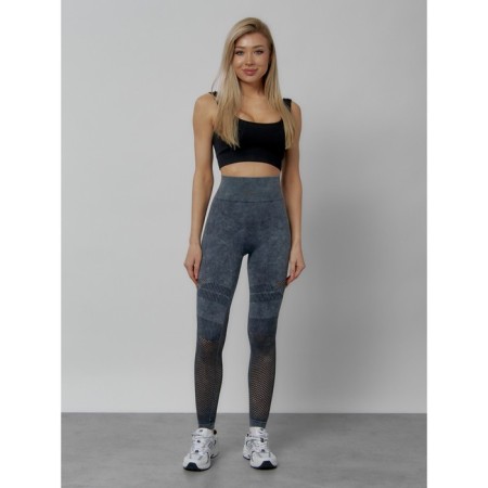 Femic fitness legins, size 46, dark gray color-7