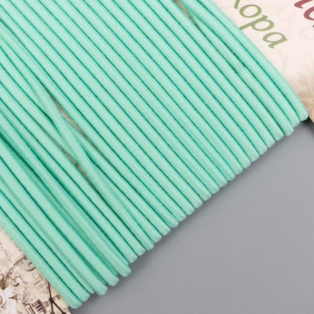 Braid decorative elastic band "round" winding 4 m width 0.2 cm-1