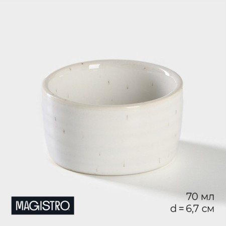 Porcelain Magistro Urban, 70 ml porcelain, D = 6.7 cm, white color in specking