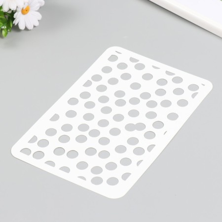 Plastic stencil "circles" 16x24 cm-1
