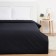 Crystick Ethel Jet Black 200*215, 100% cotton, Maco-Satin, 114g/m2