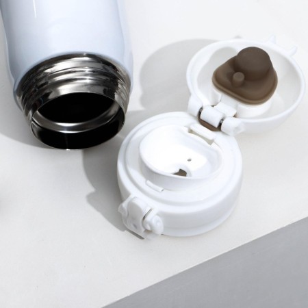 Thermos Real Russian Man, white 400 ml, heat conservation 10-12 hours-4