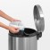 Brabantia Classic garbage bucket, two -section, with a pedal, steel color, 2x20 liters