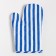 Kitchen set of shares. Color blue take 17x17 cm, mittens 26x16 cm, apron 60x80 cm, 100% p/e