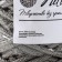 Knitting cord 100% polyester, width 5 mm 100m (gray)