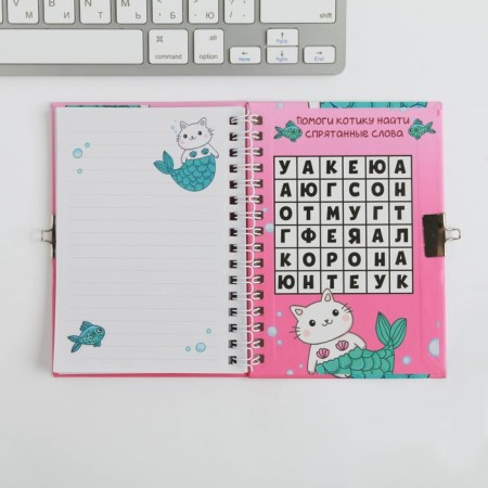 Notebook on the lock "Shihi", A6, 50 sheets.-2