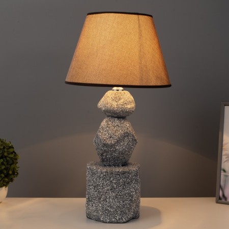 Board lamp Stone E14 40W gray 30x30x58 cm Risalux-1