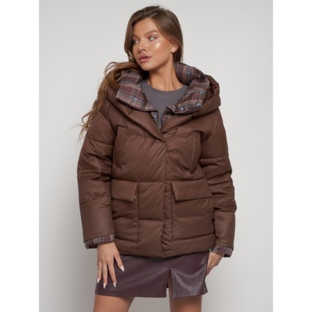 Winter jacket, size 46, brown color-8