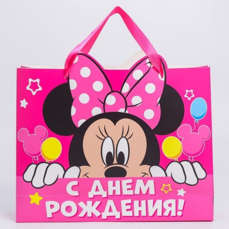 Gift package "Happy Birthday!" 40x31x11.5 cm, packaging, Minnie Mouse-2