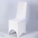 Wedding case on a chair, white
