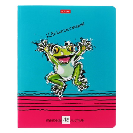 Notebook of 48 sheets in the "Zoostatus" line, cover coated cardboard, block 65 g/m2, mix-4