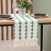 Track Ethel Tsv.Bozh/green 32*180 cm, 50% cotton 50% p/e