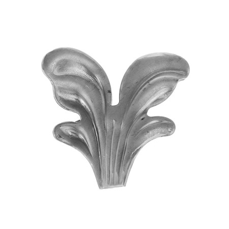 Forged sheet (right), 70 × 65 × 2 mm