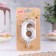 Candle in the Cake "Fine", number "6", silver metallic, 6.5 cm