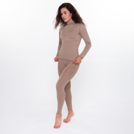 Female thermal underwear (jumper, leggings), coffee color, size 54 (xl)-1