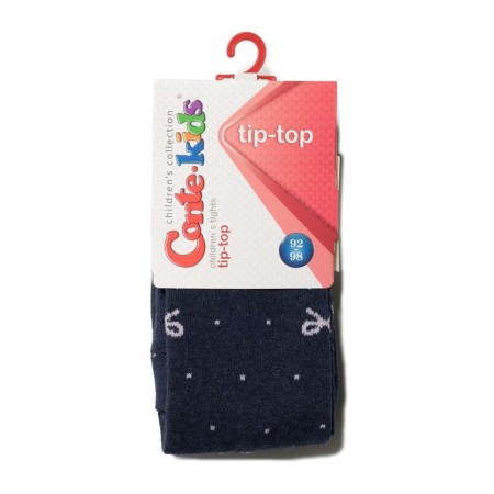 Pantyhose baby cotton Conte kids tip-top, height 104-110 cm, dark blue color-3