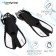 Flashes for snorkeling and diving Onlytop, with an open heel, p. 37-41, black/white color