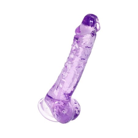 Falloimitator Realistic, TPE, 21 cm, purple color-3