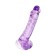Falloimitator Realistic, TPE, 21 cm, purple color