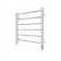Electric towel Grois ALEX, 500x600 mm, 6 crossbars, lower, white