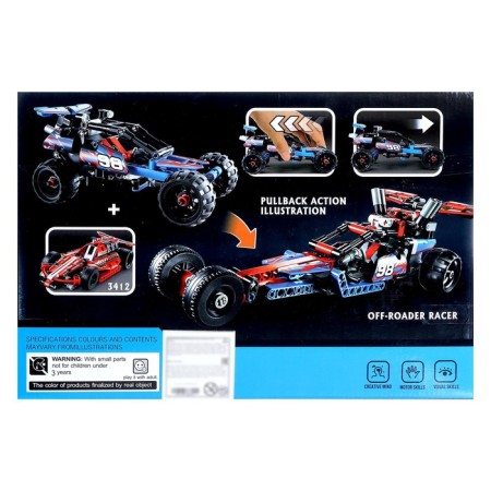 Designer Racing Baggi Brick Techbricks, Inertia, 160 parts, 6+-5