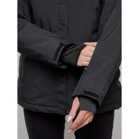 Ski suit female, size 42, black color-6