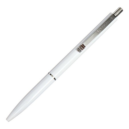 Handle Automatic Schneider K15, blue ink, 1.0mm node, white matte case, under the logo-1