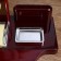 Table 7V1 set with a business card holder and hours, 19x24x16.5 cm, cherry