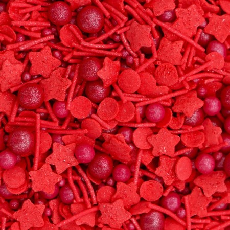 Confectionery Sprinking "Mix No. 1024", Red, 50 g