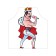 Apron kitchen with a photo print "Freddy Mercury", adjustable, size OS