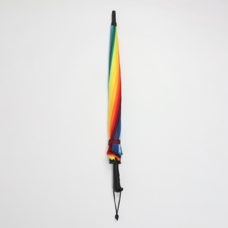 Umbrella - a semi -automatic “Rainbow Day” cane, 16 spokes, r = 59 cm, multi -colored-5