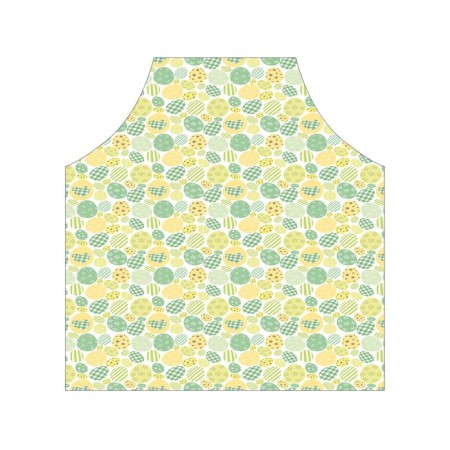 Apron kitchen with a photo print "Painted pastel tones", adjustable, size OS-2