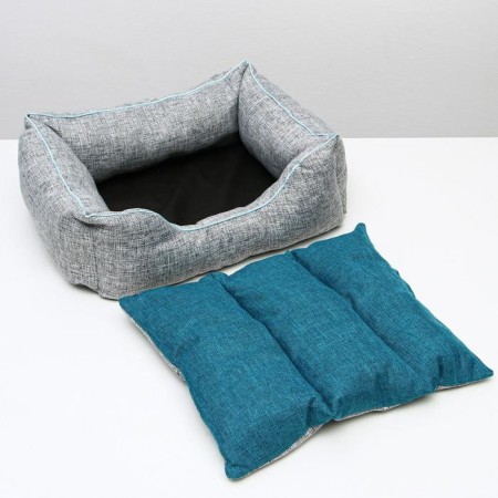 Lying "Loft No. 2", 50 x 42 x 20 cm, blue-3