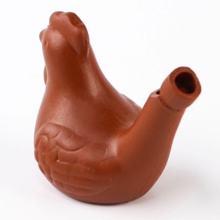Ceramic “Kurochka” whistle, for painting 3.5 × 6.5 × 6 cm-4